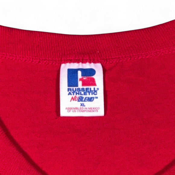 Vintage Indiana Hoosiers Shirt Adult EXTRA LARGE Red Go Big Red Basketball 90s - Picture 5 of 7